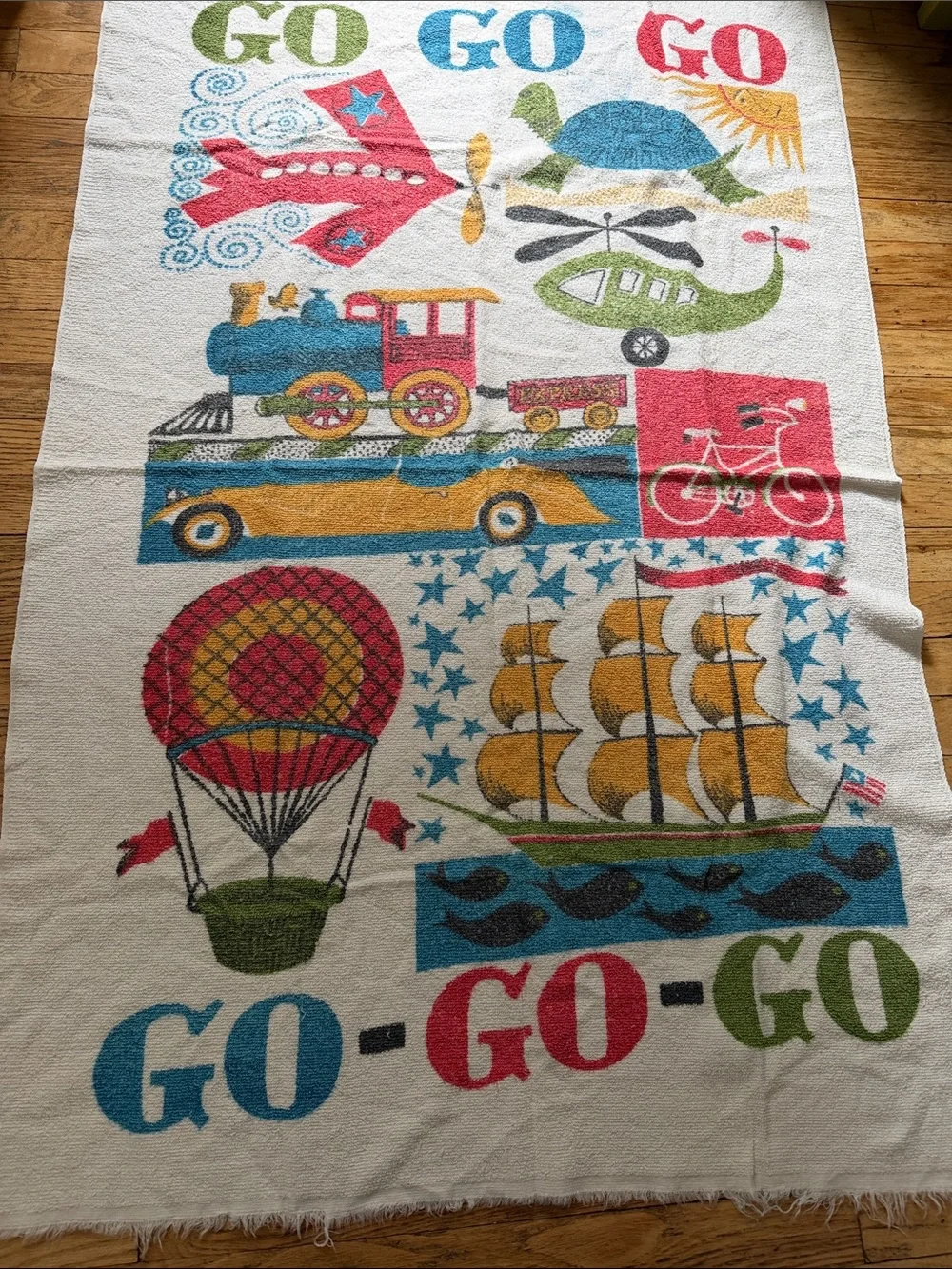 Vintage “Go Go Go” Towel